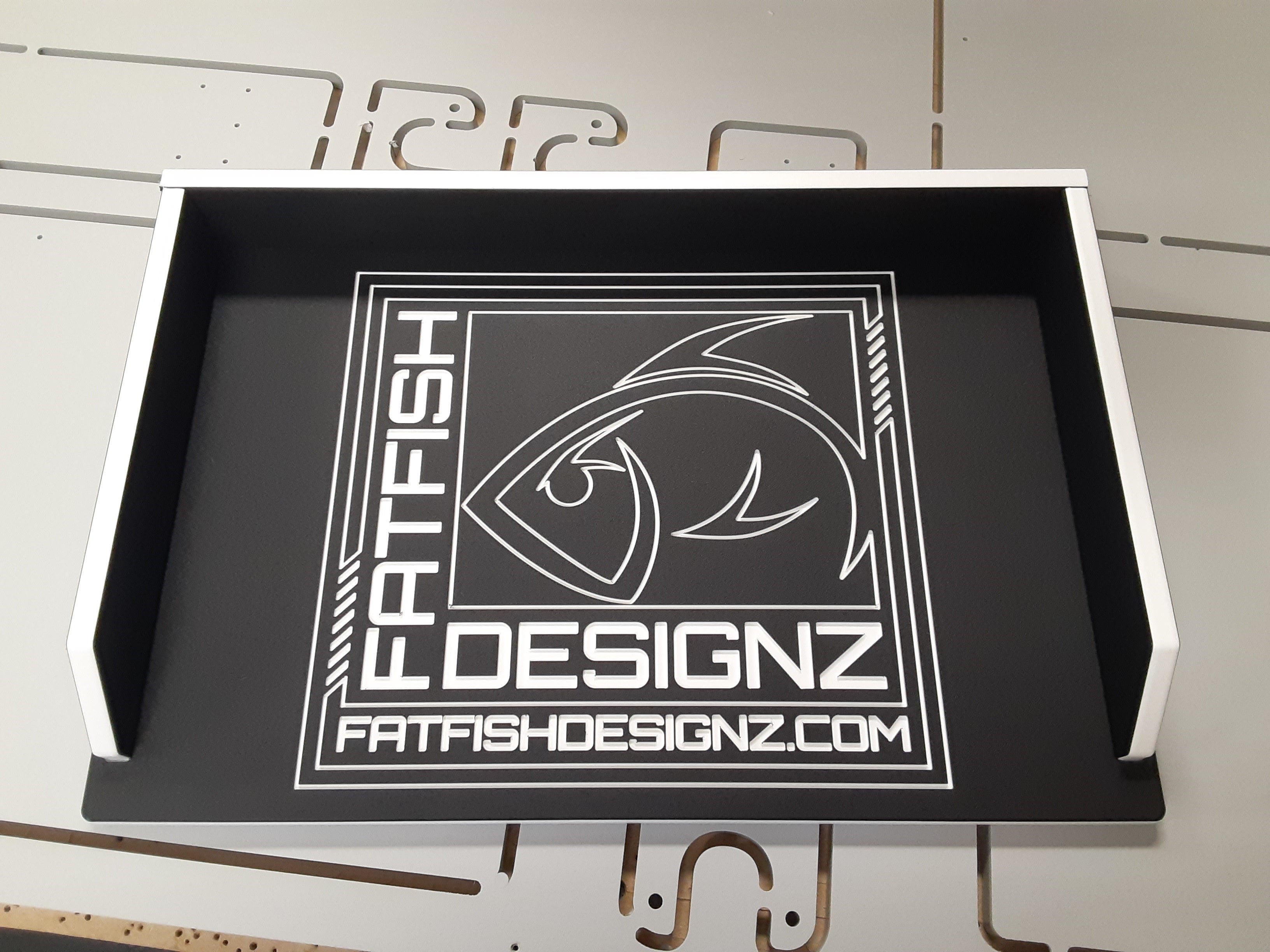 Fish cutting board/ Bait board (Fat Fish Designz logo)