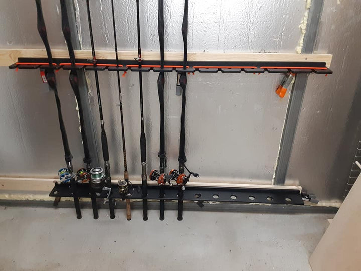 Deluxe Fishing Rod Storage Rack