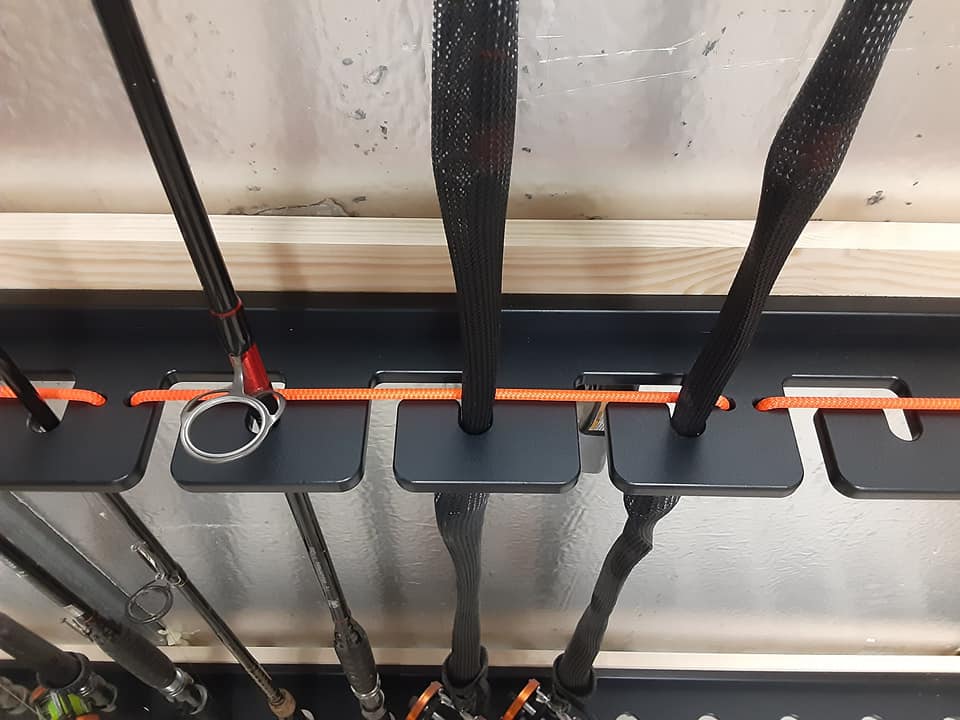 Deluxe Fishing Rod Storage Rack