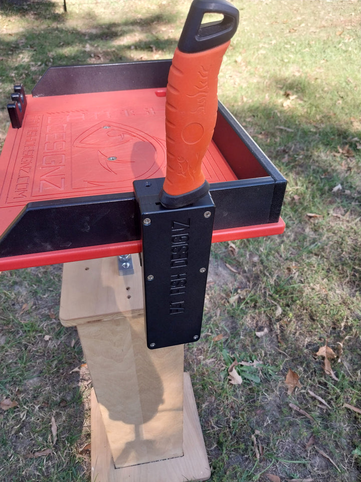 Bait Knife Holder-(cutting board mount)