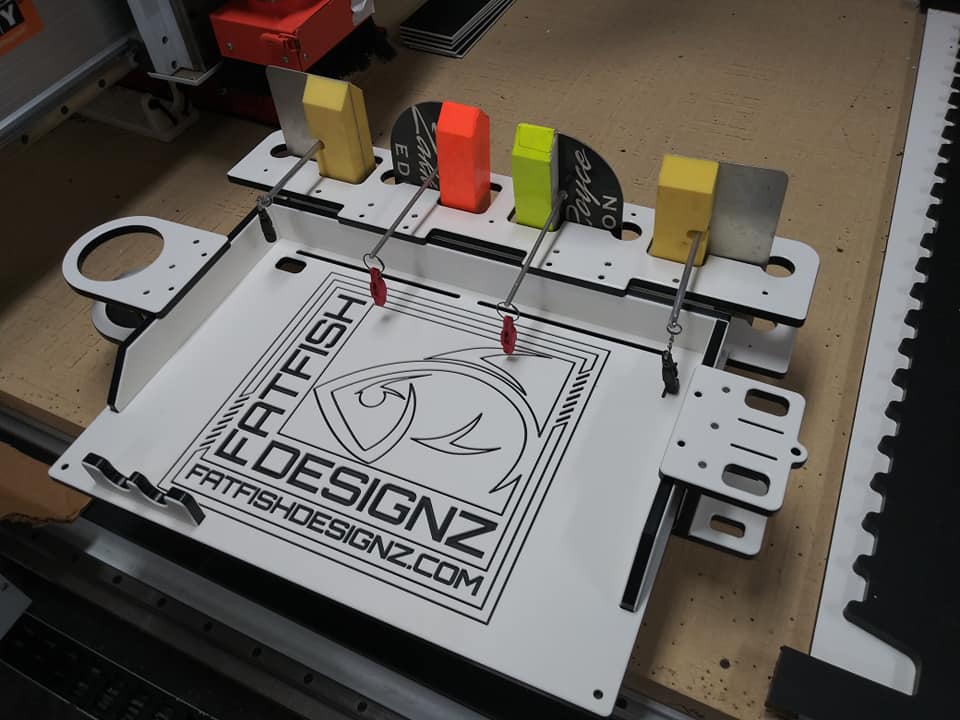 Tool holder-Attaches to any Fat Fish cutting board