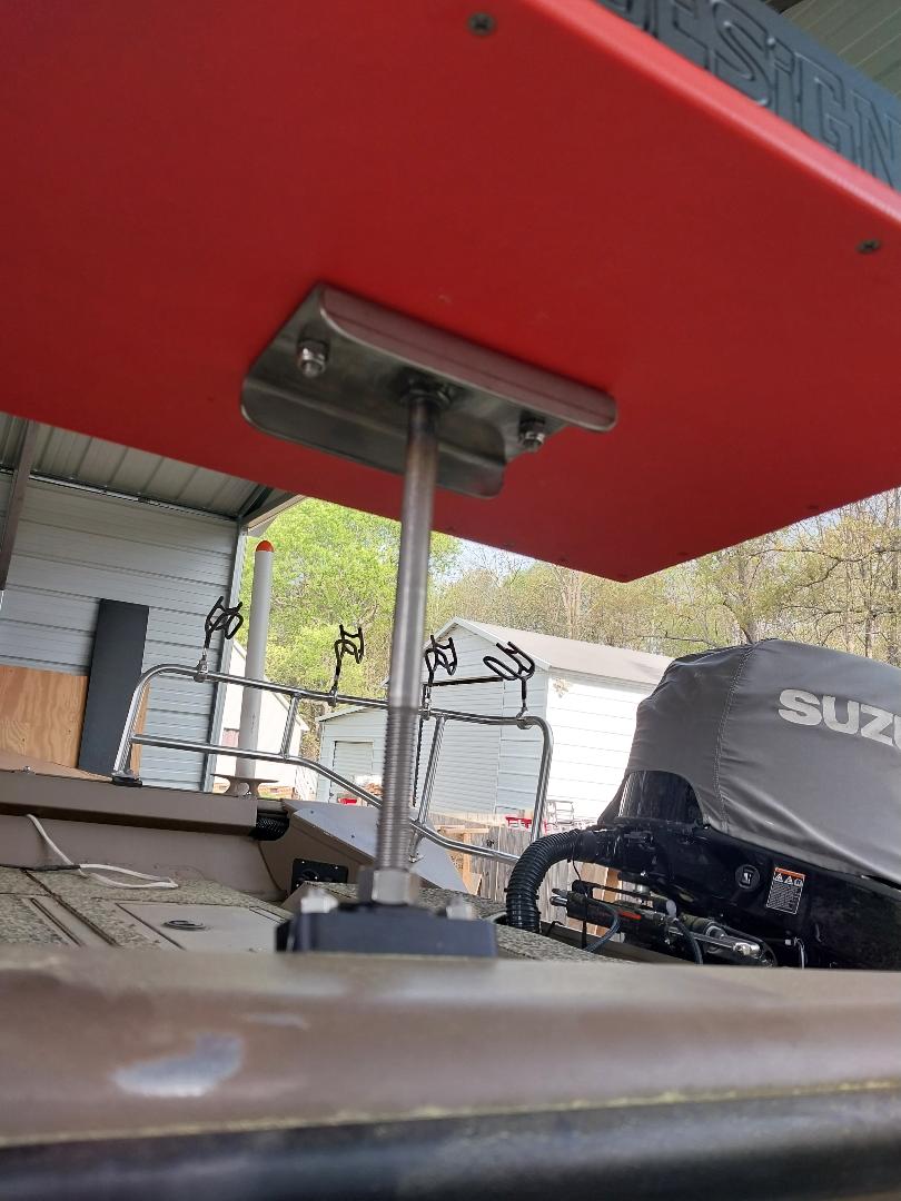 Cutting Board Mount- (1/2" thread just like a rod holder)