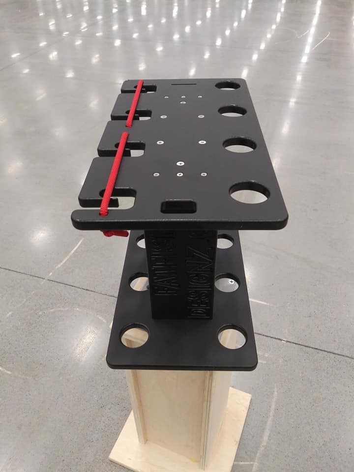 Half and Half Vertical Fishing Rod Holder