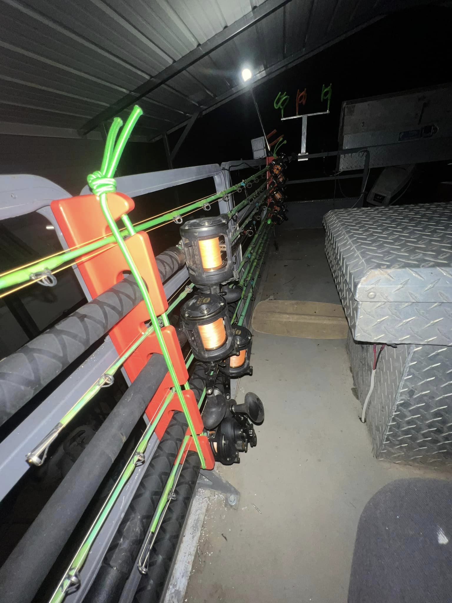 Side piece rod holder