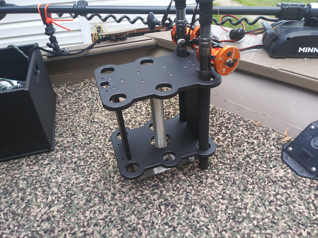 V6 XL Seat Post Vertical Rod Rack (holds 6 rods)