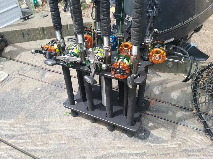 V8 Seat Post Vertical Rod Rack (holds 8 rods)