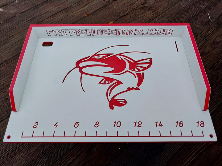 Boat Cutting board/ Bait cutting board (Master Cat design w ruler)