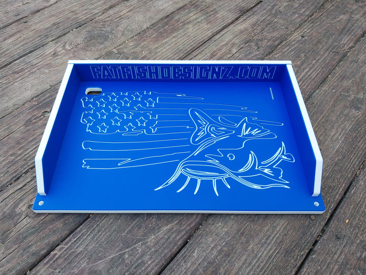 Cutting Board w/ Freedom Fish Design (ruler optional)
