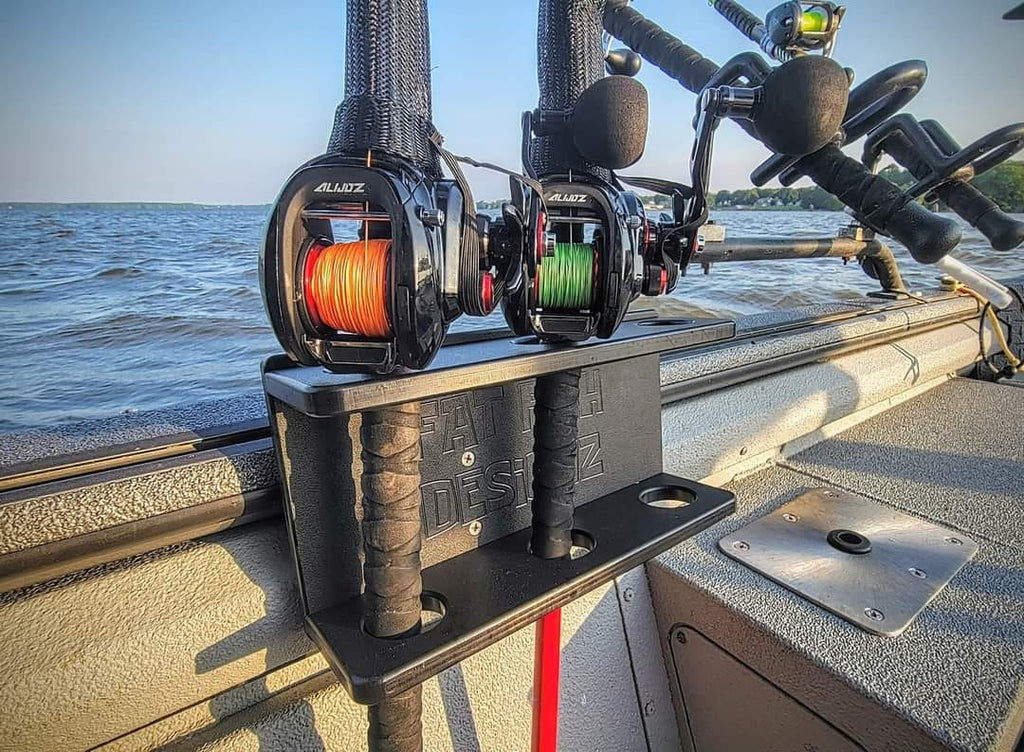 Short Stack Vertical Fishing Rod Holder or rod (with or w/o