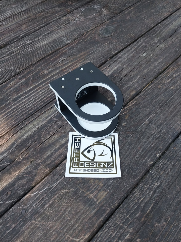 Boat Cutting board Cup holder-attaches to any Fat Fish boat cutting board