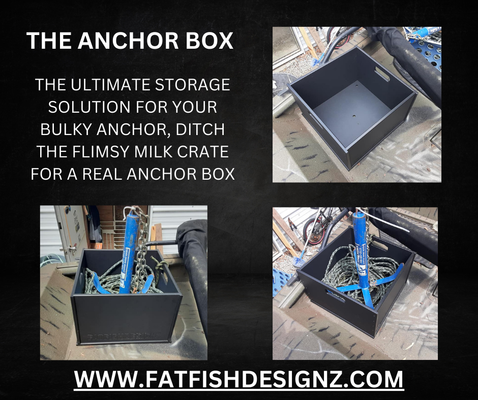 anchor storage box-multipurpose storage box, fat fish designz