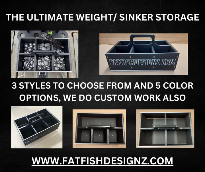 Fishing weight box/ lead sinker storage box