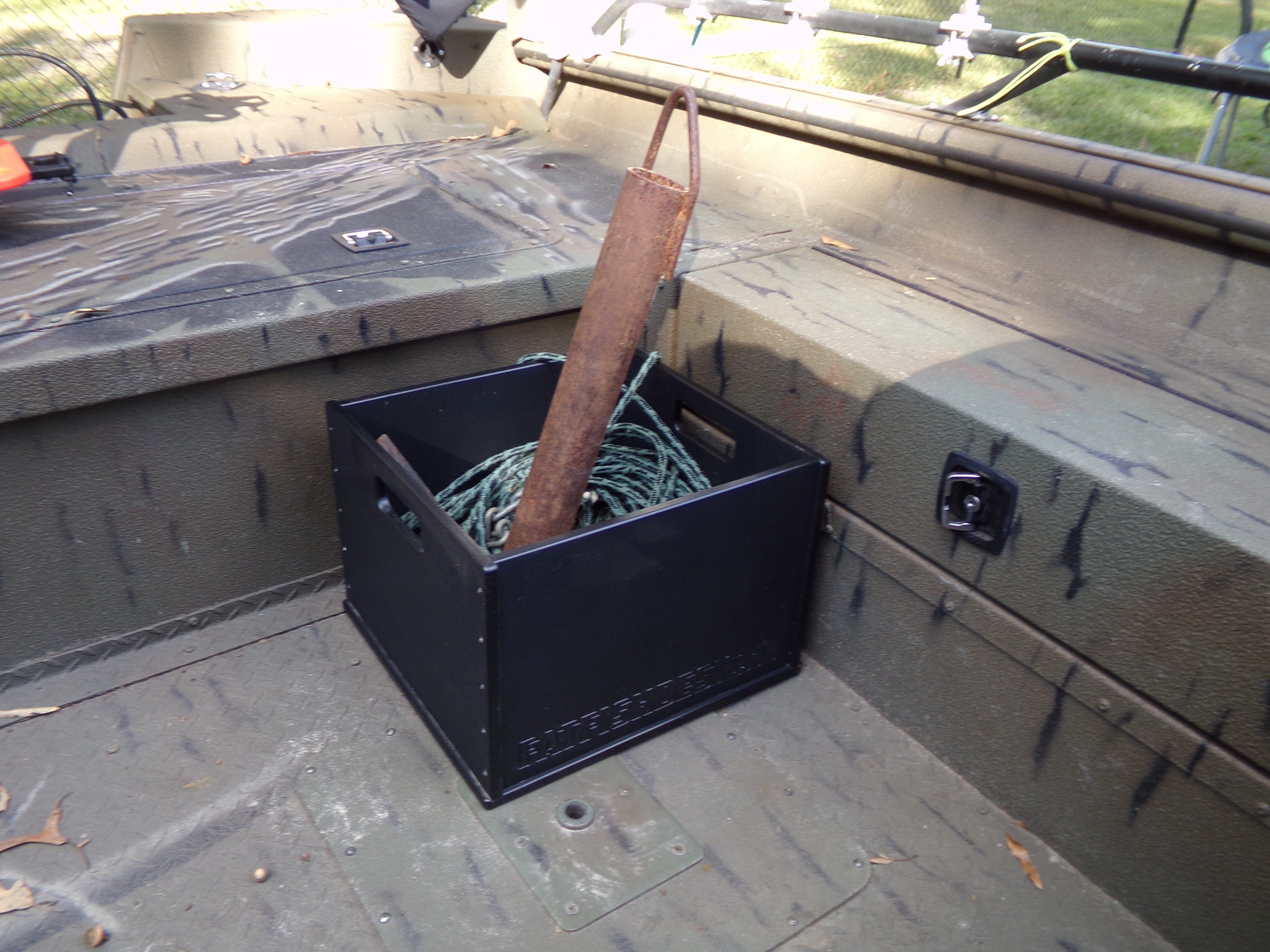 anchor box- anchor storage box-black-fat fish designz