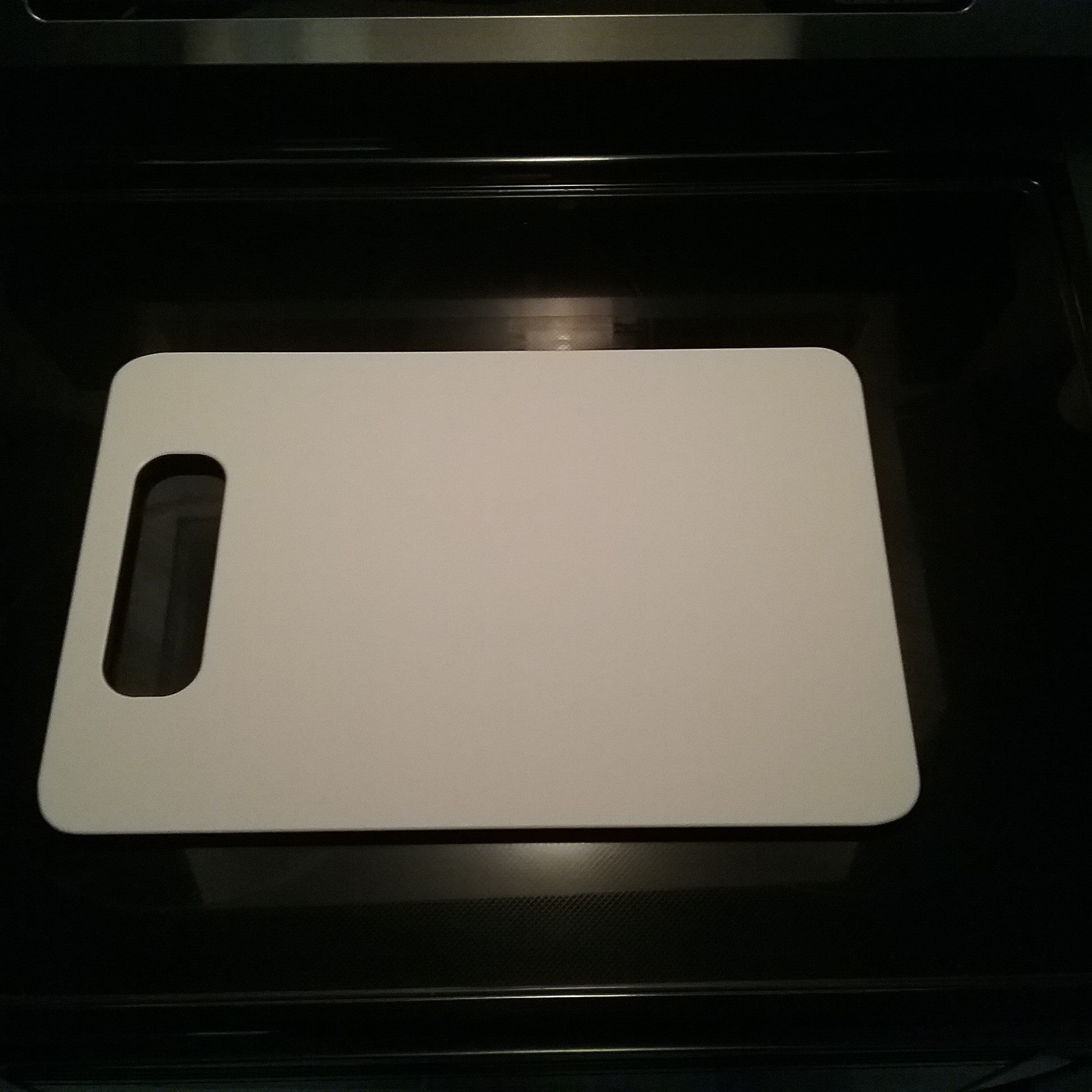 plaing white kitchen cutting board starboard plastic-no logo