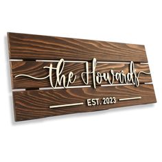 WOOD -NAME WALL DECOR